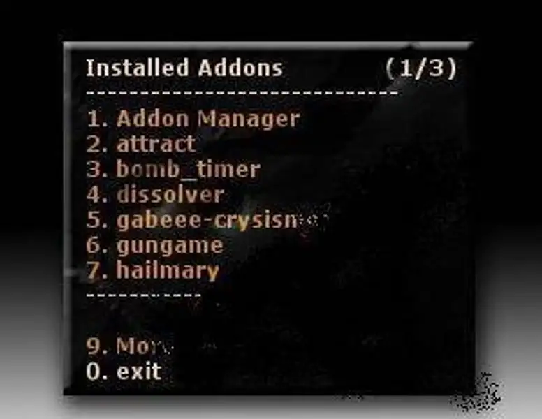 Addon Manager 2.4.2 - Настройки сервера