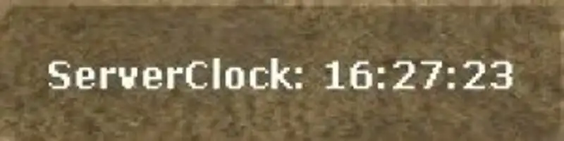 BackRaw's ServerClock - Вермя на сервере