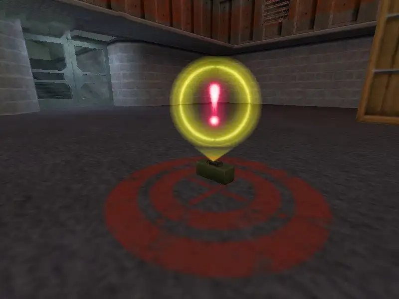 Exclamation mark glow