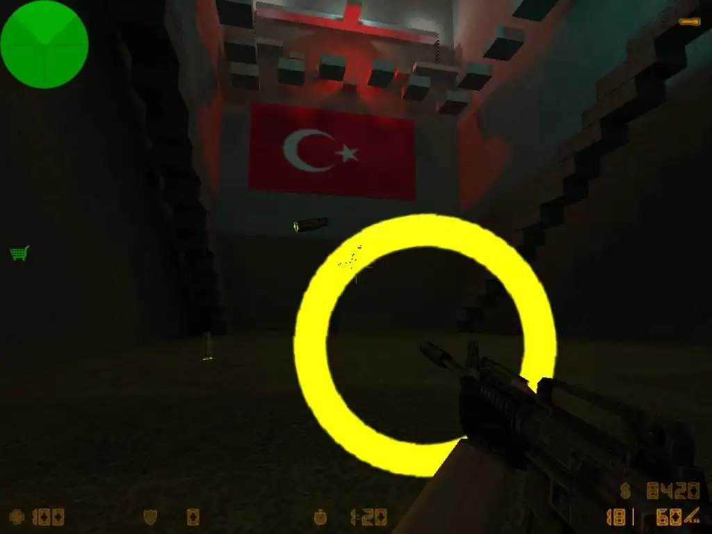 Yellow Circle - Muzzle flash