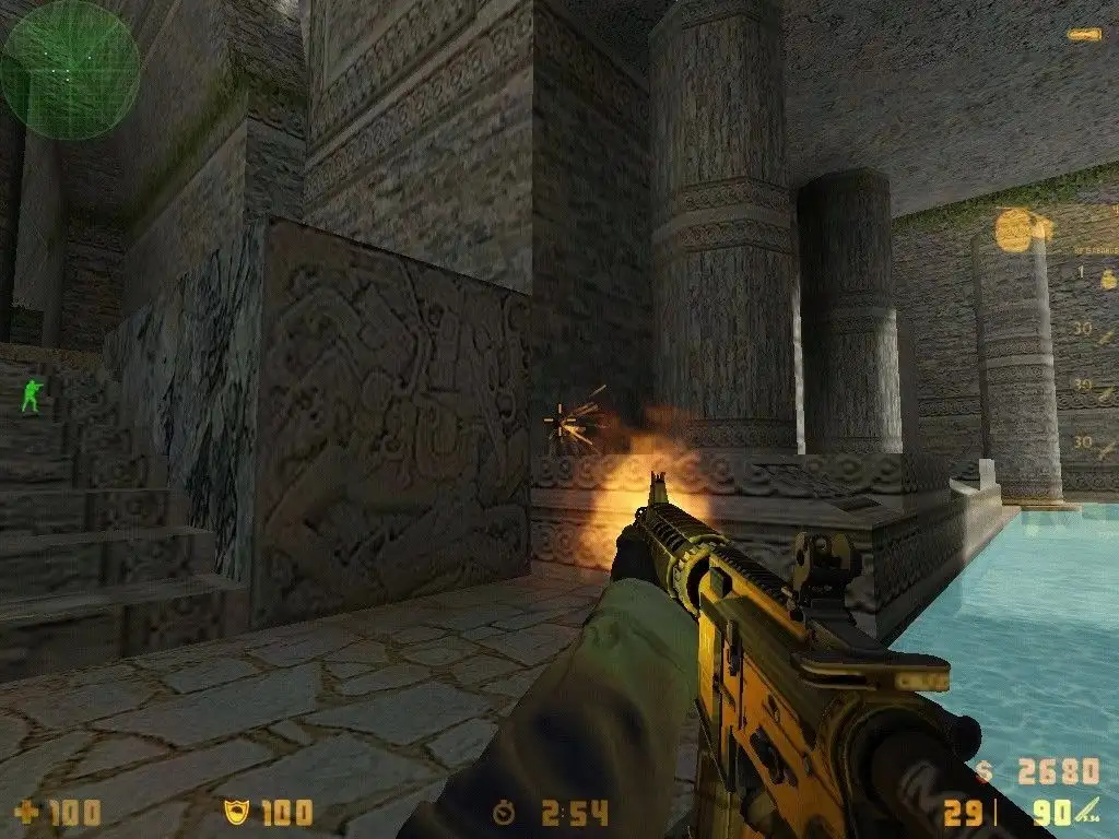 Strange Muzzle Flash