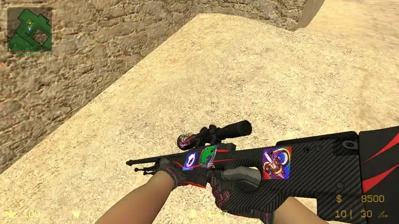Redline 4x stickers