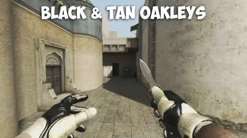 Black & Tan Oakleys