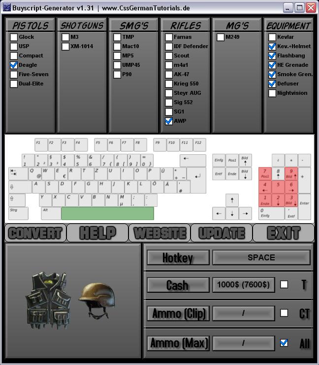 Buyscript-Generator v1.31 - Создать скрипт для закупки!
