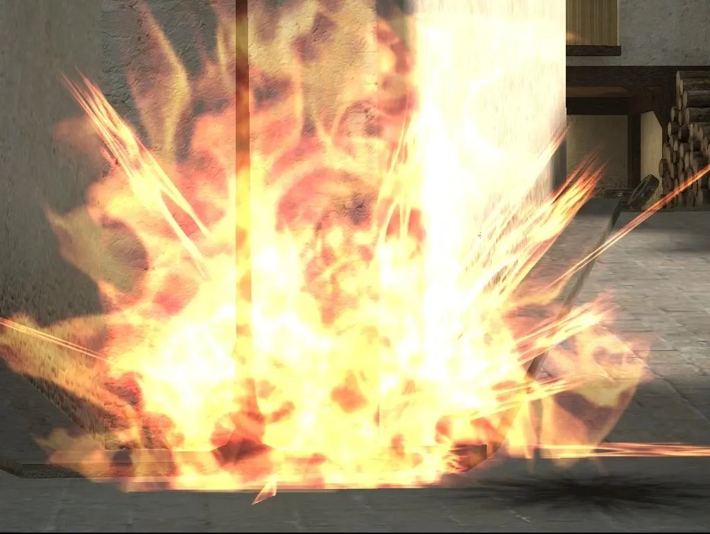 FEAR-like explosion