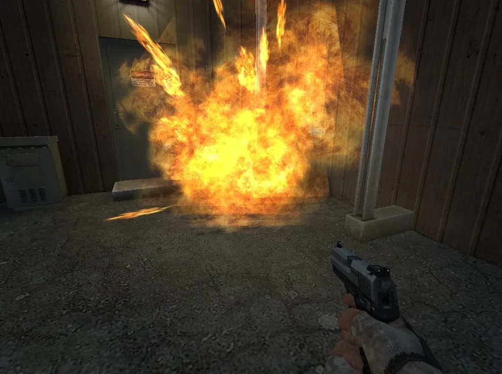 Explosion by Simon
