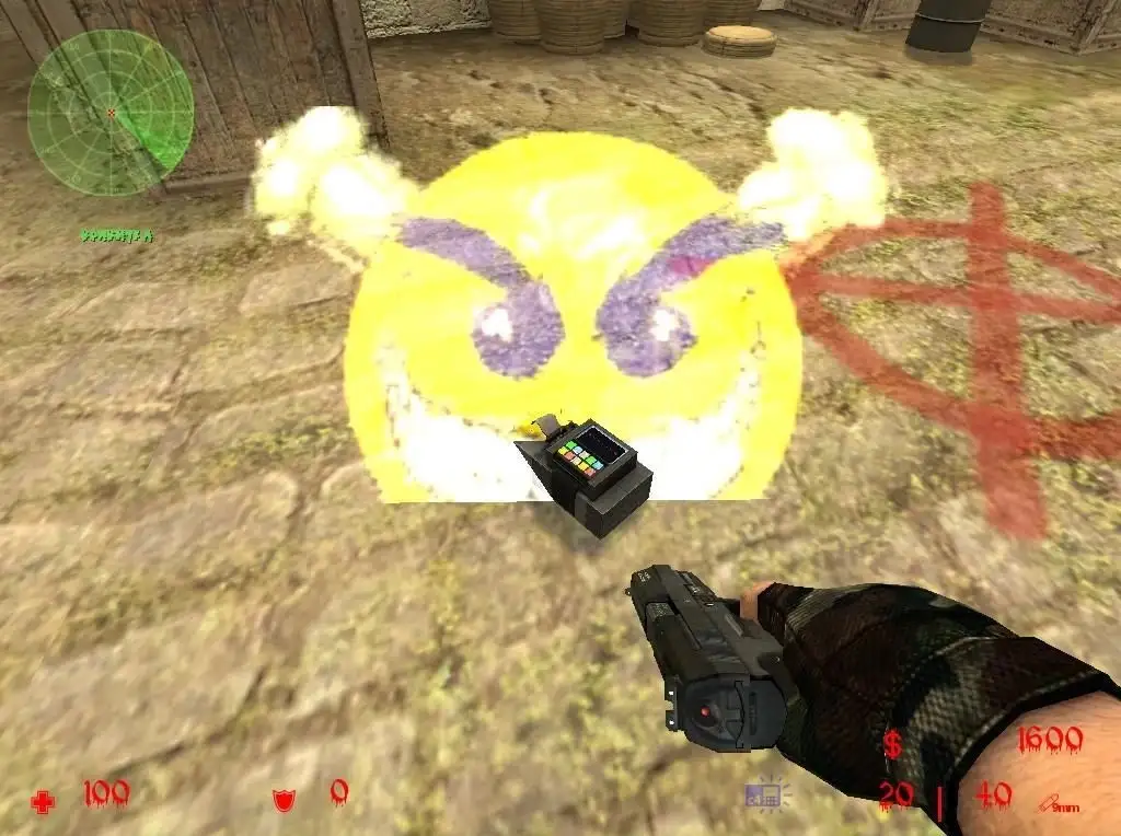 crazy smiley