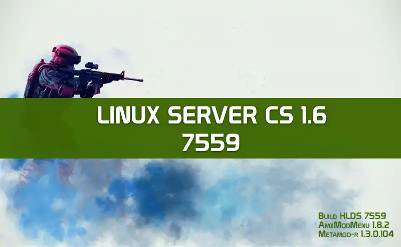 Готовый сервер HLDS 7559 (Linux) Metamod+AmxModX